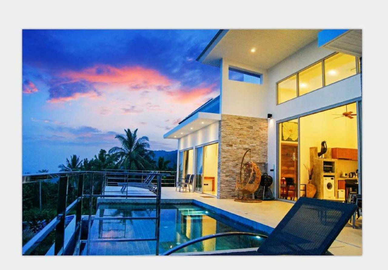 Perfect Sea View Mountain Villa Koh Samui 查汶海滩 外观 照片